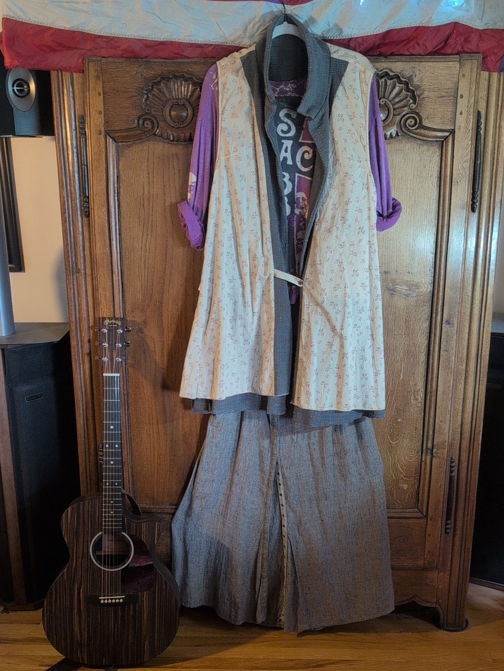 FLAX By Jeanne Engelhart Linen Snap Skirt - Picture 12 of 13